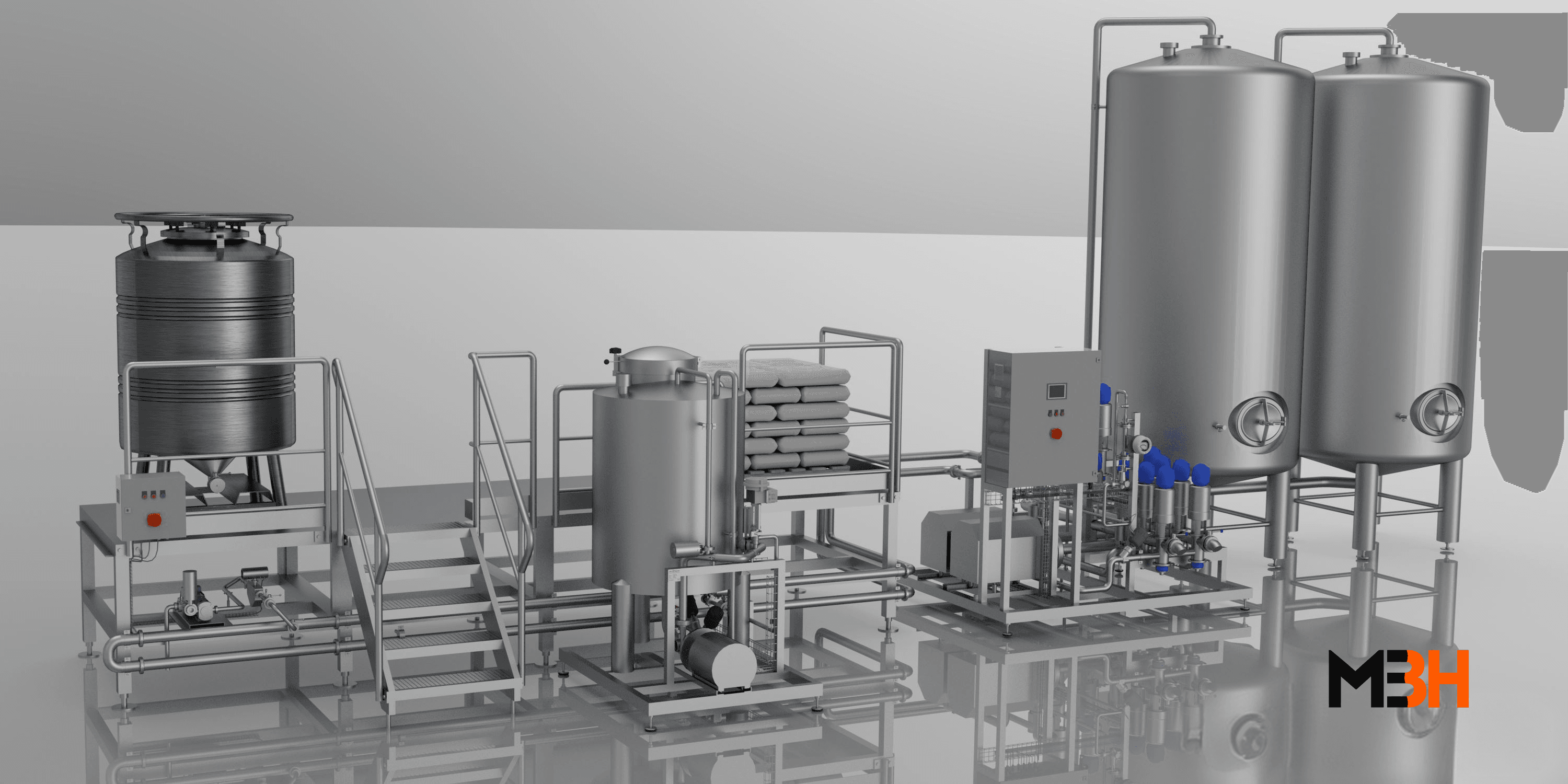 Industrial juice processing and pasteurisation equipment